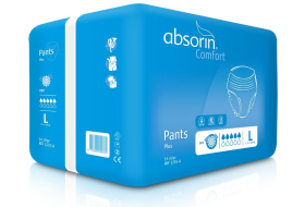 Absorin Comfort  Pants Plus uzsūcošās bikses L izm. 14 gb